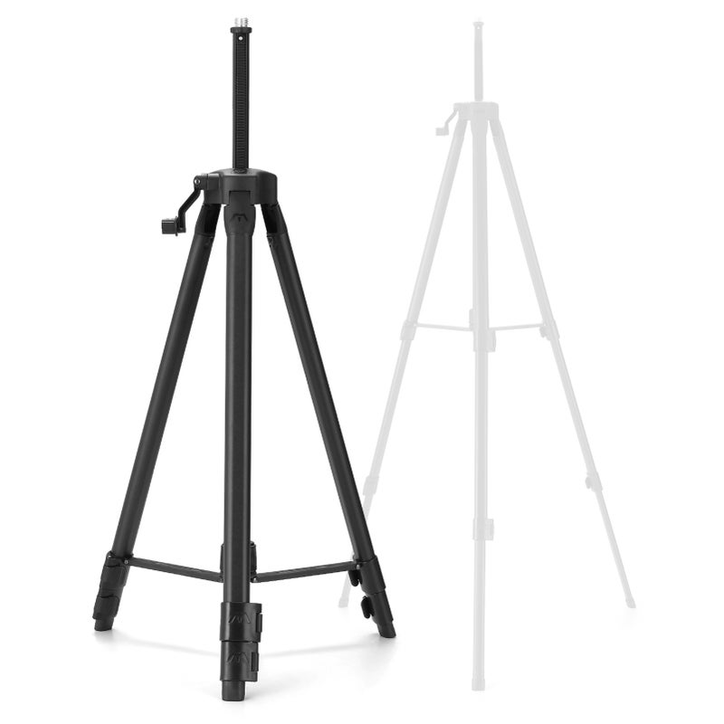 1.5M Level Tripod Adjustable Height Aluminium Alloy Extension Bar Tripod Bracket Leveling Machine Telescoping Pole with Bubble-level - Image 1