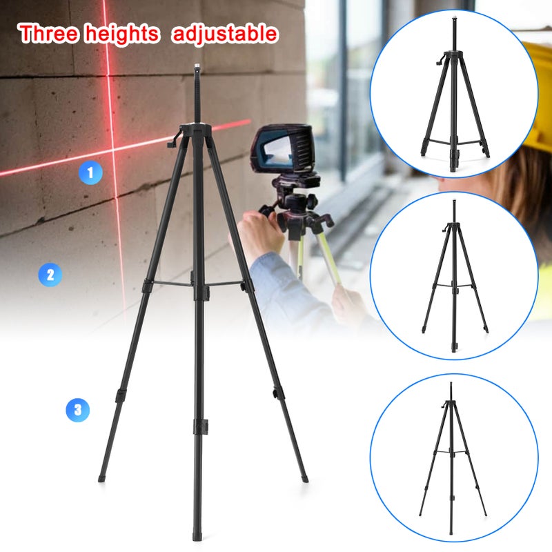 1.5M Level Tripod Adjustable Height Aluminium Alloy Extension Bar Tripod Bracket Leveling Machine Telescoping Pole with Bubble-level - Image 5