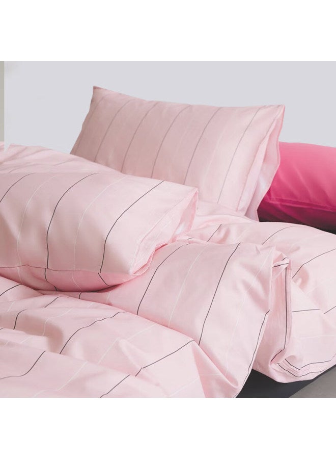 Mlily Duvet Cover, Single Size 150x200cm, 100% Pure Cotton, Single Piece, Cherry Blossom Pattern - Image 5