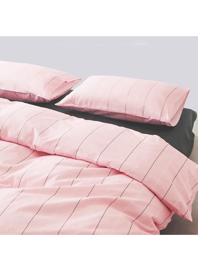 Mlily Duvet Cover, Single Size 150x200cm, 100% Pure Cotton, Single Piece, Cherry Blossom Pattern - Image 4