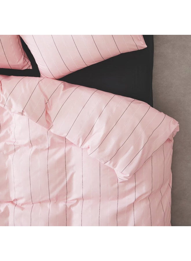 Mlily Duvet Cover, Single Size 150x200cm, 100% Pure Cotton, Single Piece, Cherry Blossom Pattern - Image 3