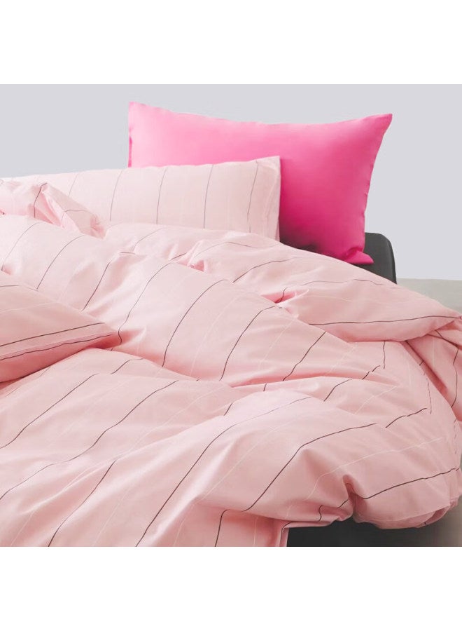 Mlily Duvet Cover, Single Size 150x200cm, 100% Pure Cotton, Single Piece, Cherry Blossom Pattern - Image 1