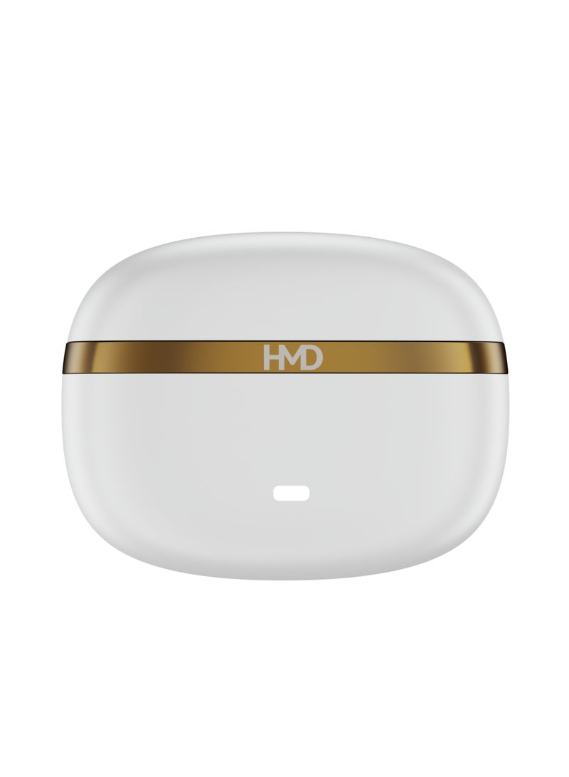 HMD DUB X50 True Wireless Earbuds, Bluetooth Earphones, 10mm Drivers, Hi-Fi DSP Chip, 70 Hrs Playtime, Low Latency Mode, 4 Mic AI-ENC for Crystal Clear Calls, IPX4, Fast Charging White - Image 5