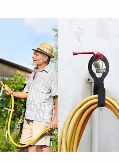 Y&D Garden Hose Holder, Water Metal Hanger Hook, Portable Holder for Outside, Hanging Carrier(Fit 100’ of 5/8” Hose）  - Image 5