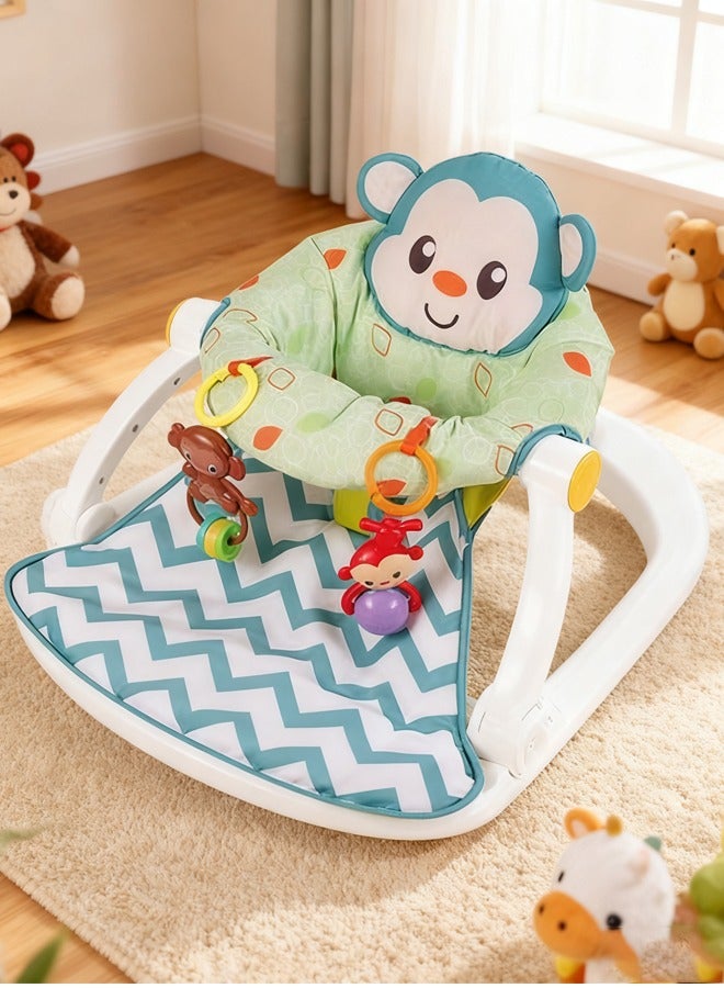 LO.BABY.VE Safe Unique Design Portable Baby Comfortable Floor Seat With Vibrant Colours - Image 1
