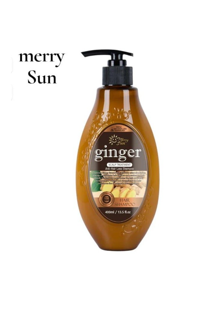 merry sun MerrySun Anti-hair Loss Ginger Shampoo - 400ml
