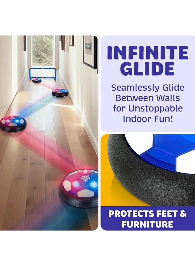 Atlasonix Hover Soccer Ball, Indoor Soccer Ball, Boy Birthday Gifts, Indoor Toy Games, 1 Balls with 2 Goals, Indoor 3 in 1 Pack, Floating Gliding Disk - Image 3