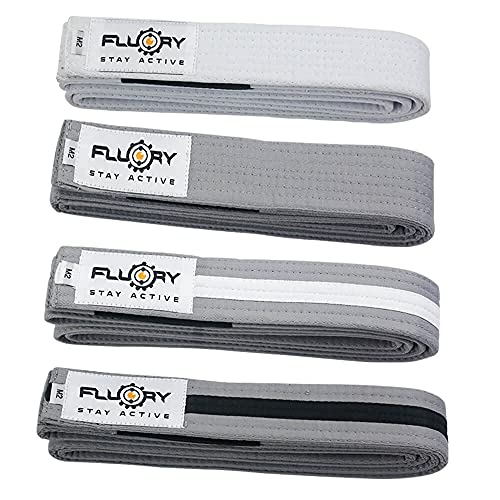 FLUORY BJJ Belt for Kids, Brazilian Jiu Jitsu Belts Made of 100% cotton - Image 5
