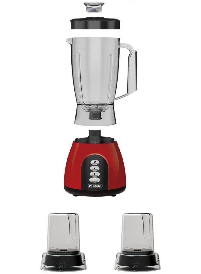 SSMART SMART Electric Blender 600 Watt, 1.5 Liter Unbreakable Jar, 2 Mills - SBL104PU - Image 3