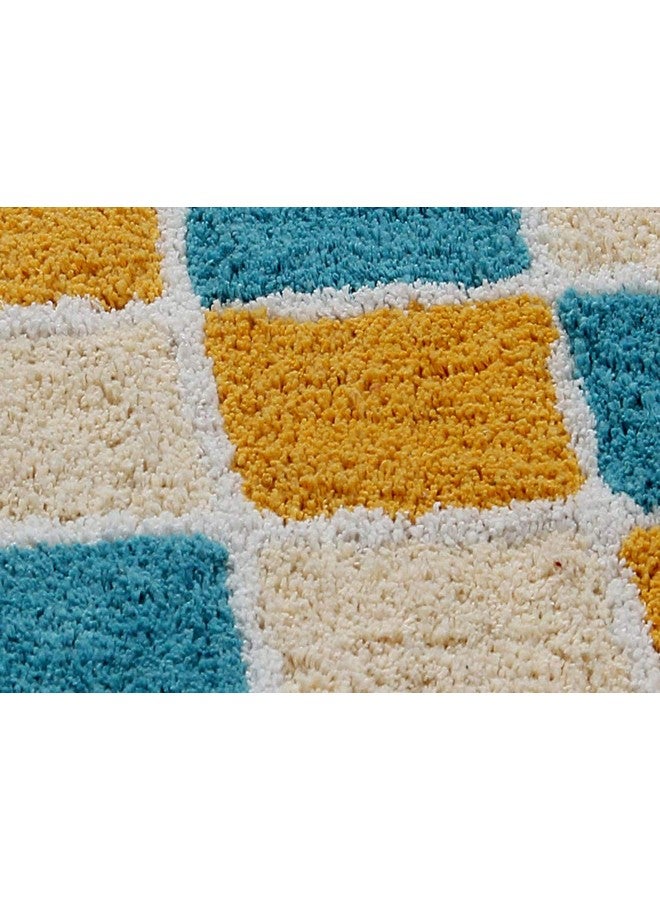 AAZEEM حصيرة باب قطن AAZEEM، صفراء، 16 بوصة × 24 بوصة (SH_2008) - Image 3