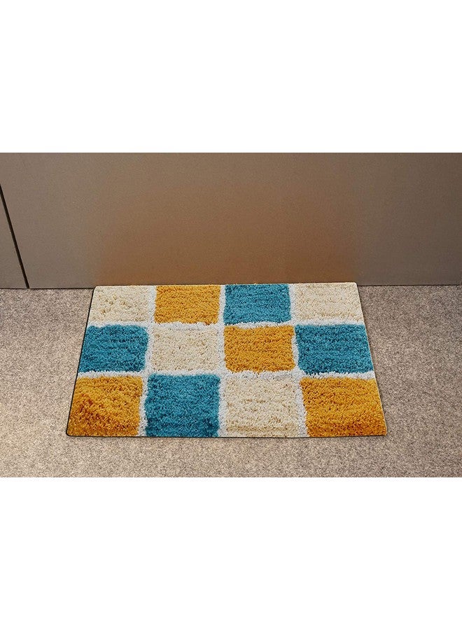 AAZEEM حصيرة باب قطن AAZEEM، صفراء، 16 بوصة × 24 بوصة (SH_2008) - Image 2