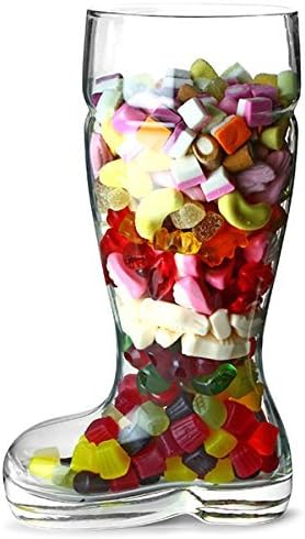 Circleware Das Boot Set of 2 Beer Glasses Drinking Mugs Funny Shaped Entertainment Beverage Glassware for Water Juice Bar Barrel Liquor Dining Decor 1 Count Pack of 1 Large 1 Liter - Image 4