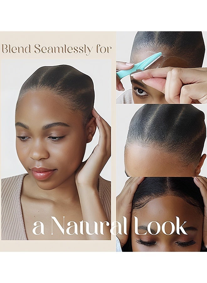 Happy D HD Wig Cap for Women, Transparent Cap for Lace Front Wig, Beige, 20 Pieces - Image 2