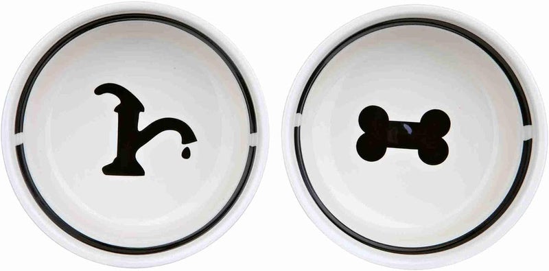 Trixie Ceramic Elevated Dog Bowl Set - 600ML - Image 2