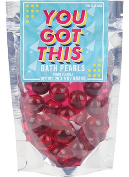 Gift Republic Bath Pearls You Got This 20Pack Peach Scent Multicoloured