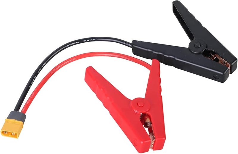 1م مشابك التمساح 12AWG كابل فصل سريع لمحطة طاقة البطارية لوحة شمسية - Image 1