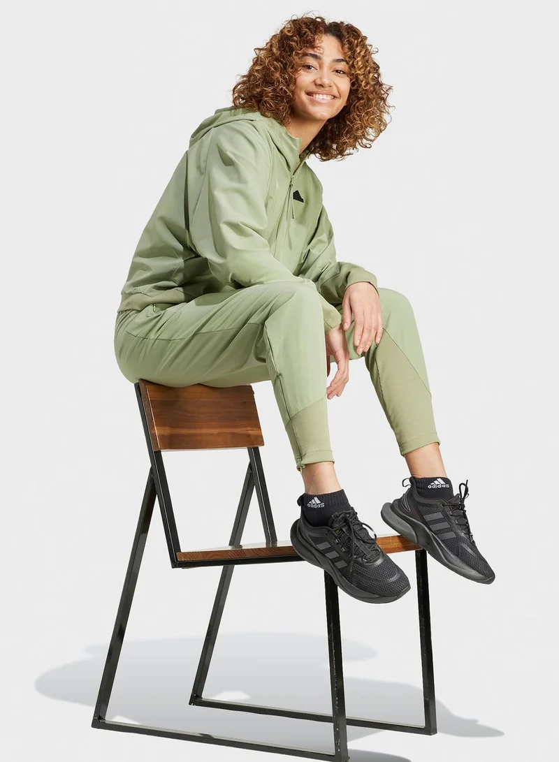 Adidas Z.N.E Woven Zip Through Hoodie