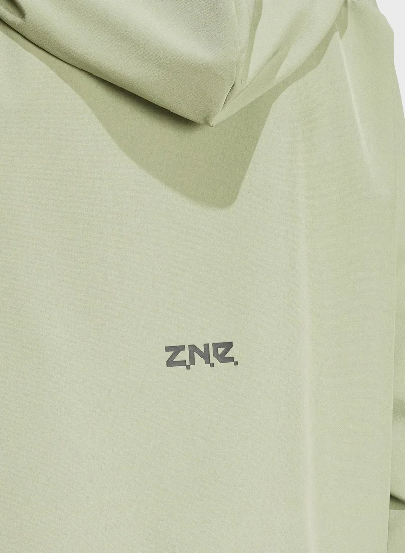 Adidas Z.N.E Woven Zip Through Hoodie