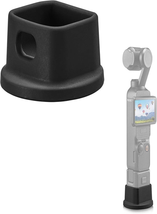 ELFOG Silicone Non-Slip Desktop Mount Suitable for DJI Osmo Pocket 3, Lightweight and Compact, Osmo Pocket 3 Accessories (Silicone Black) - Image 1