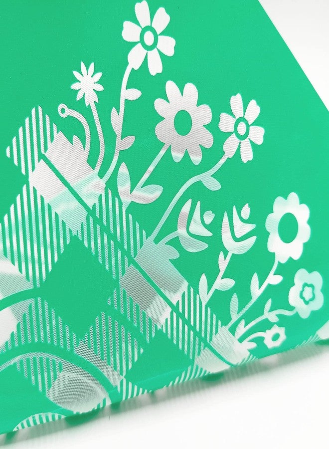 JAJADO Self Adhesive Silk Screen Stencil Wildflower Stencil Floral Stencils Plant Spring Screen Print Transfers Vine Garden Botanical Mesh Stencils for Painting on Wood, Fabric, Wall, Art Project - Image 4