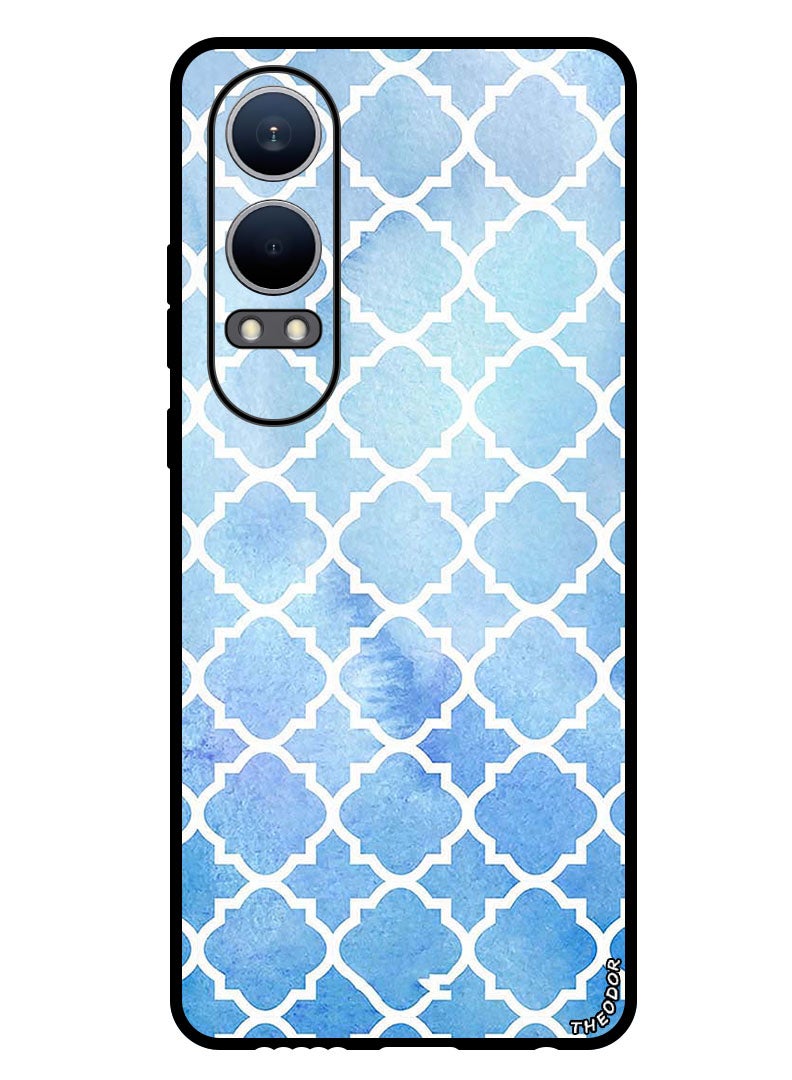 Theodor Protective Case Anti Scratch Shock Proof Bumper Cover For Oppo K12x (China) White Strokes - Image 1