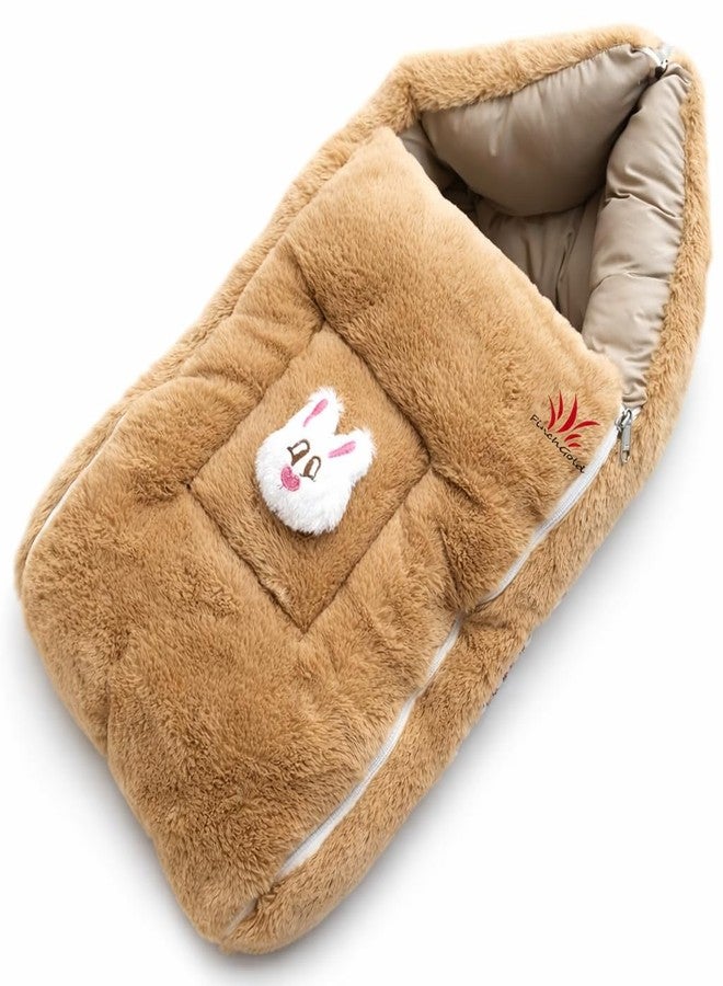 FinchGold 3 in 1 Baby Carry Nest Bed for Newborn (0-6 Months) - Soft Cotton Sleeping Bag & Portable Bassinet | Co-Sleeping Infant Bedding | Unisex (Brown) - Image 1