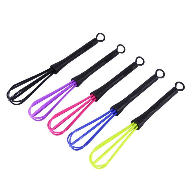 5 PCS PLASTIC SALON BARBER HAIRDRESSING HAIR COLOR DYE CREAM WHISK KITCHEN BALLOON WHISK MIXER STIRRER TOOLS