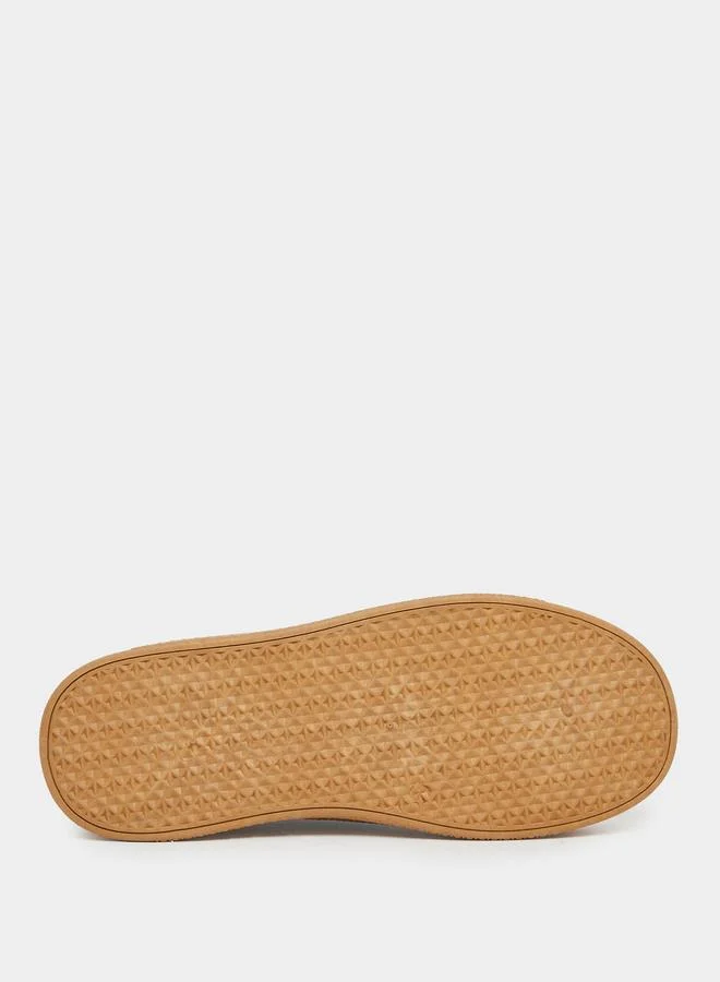 Styli Styli Striped Lace Up Flatform Sneakers