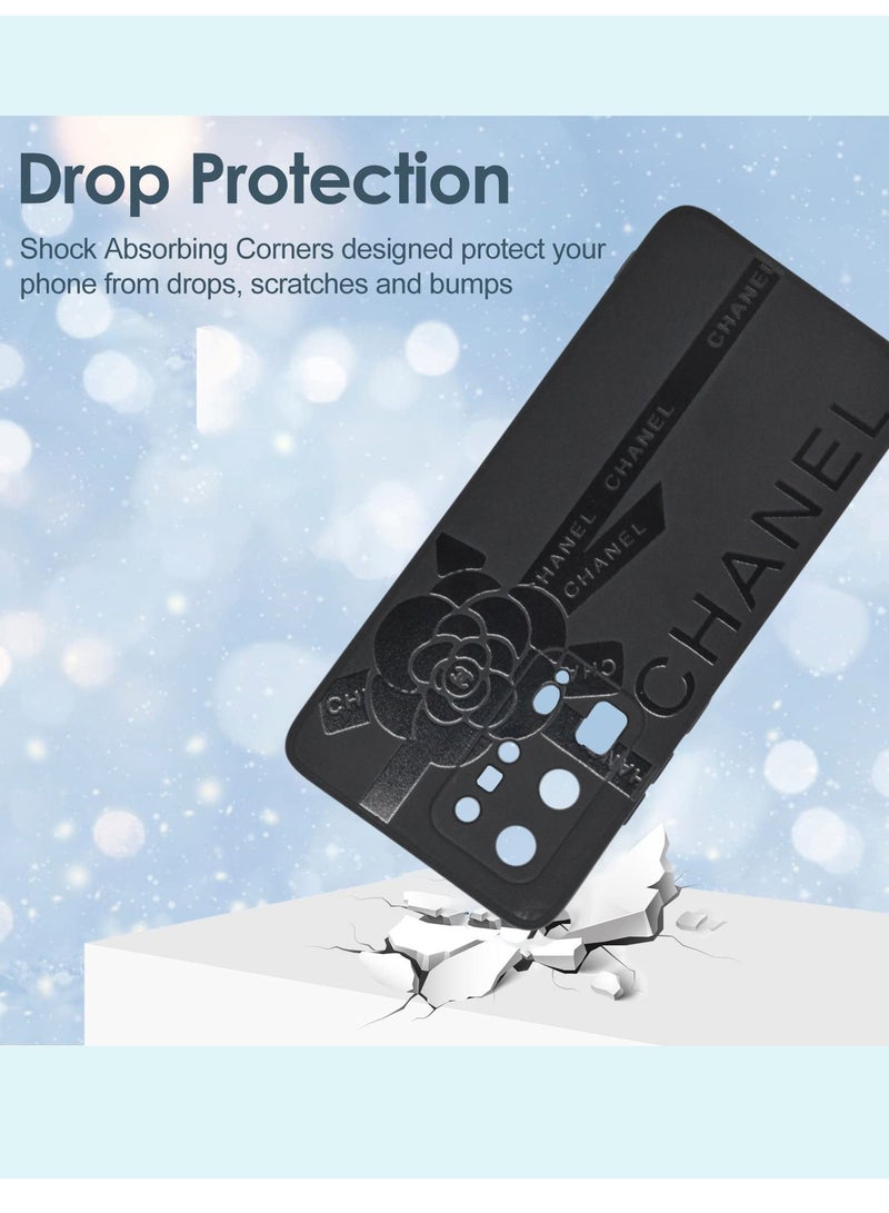 Houmt Silicone Protective Cover For Huawei P40 Pro Plus With Inside Microfibre Lining Cloth Full Body And Camera Protection Case - Image 2