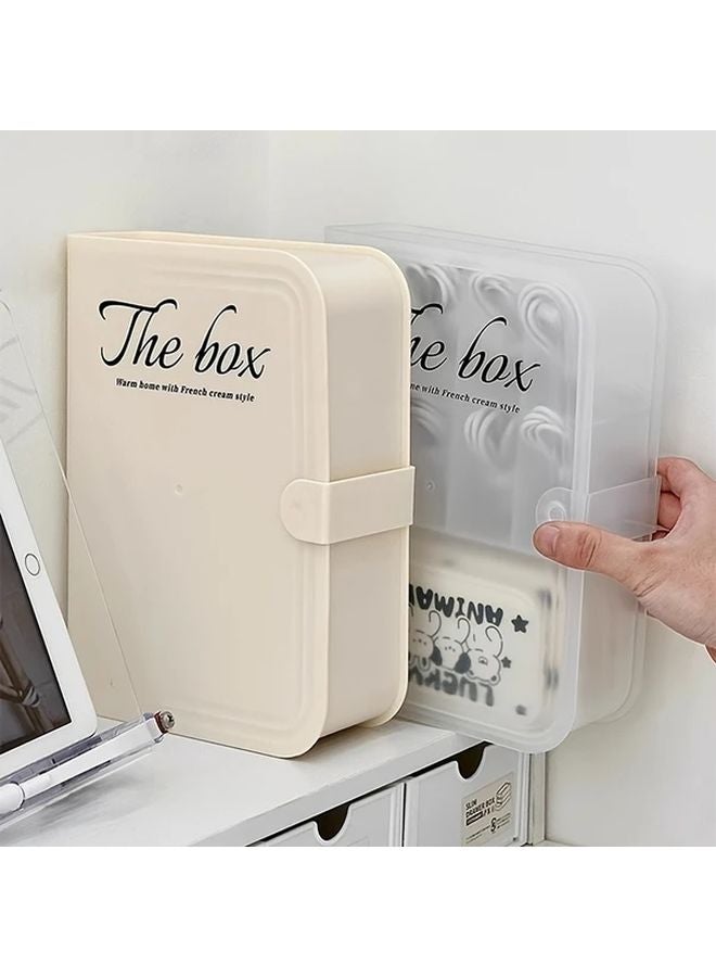 Transparent Desktop Cable Management Box Organizer For Phone Chargers And Data Cables - Image 2