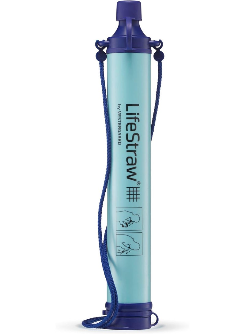 لايف ستراو فلتر مياه شخصي لايفسترو للاستخدام الخارجي مناسب للرحلات والتخييم والسفر وحالات الطوارئ - Image 1