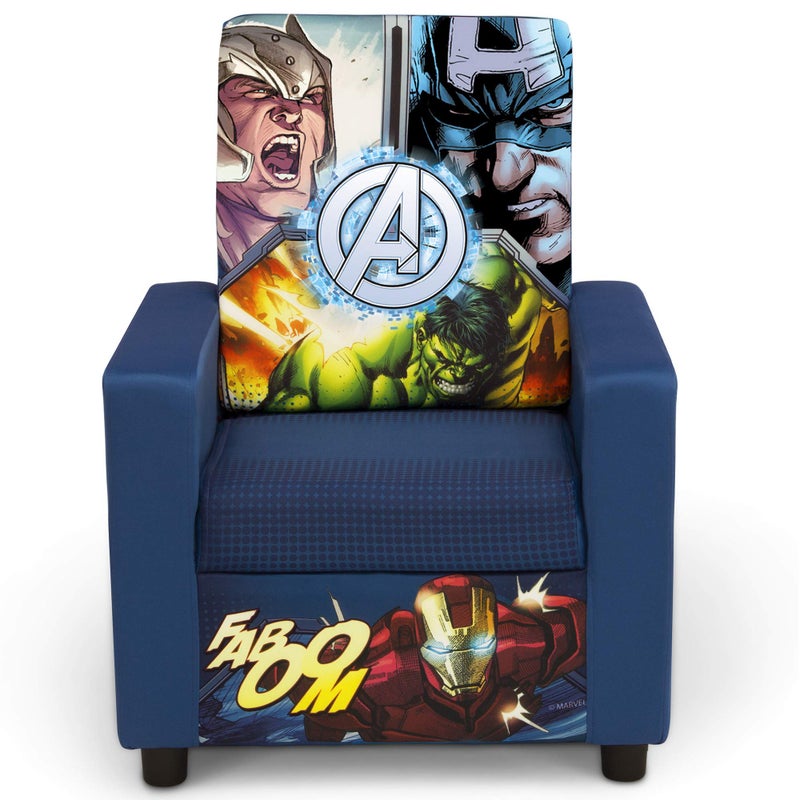 Delta CHILDREN Marvel Avengers High Back Upholstered Chair Iron by Delta Children