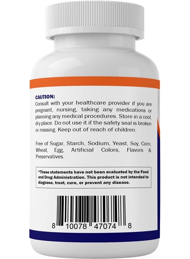 Vitamatic Vitamin B6 (Pyridoxine HCI), 500 mg 120 Vegetarian Tablets - Promotes Energy Production, boosts Metabolism and Immune Health Support - Image 5