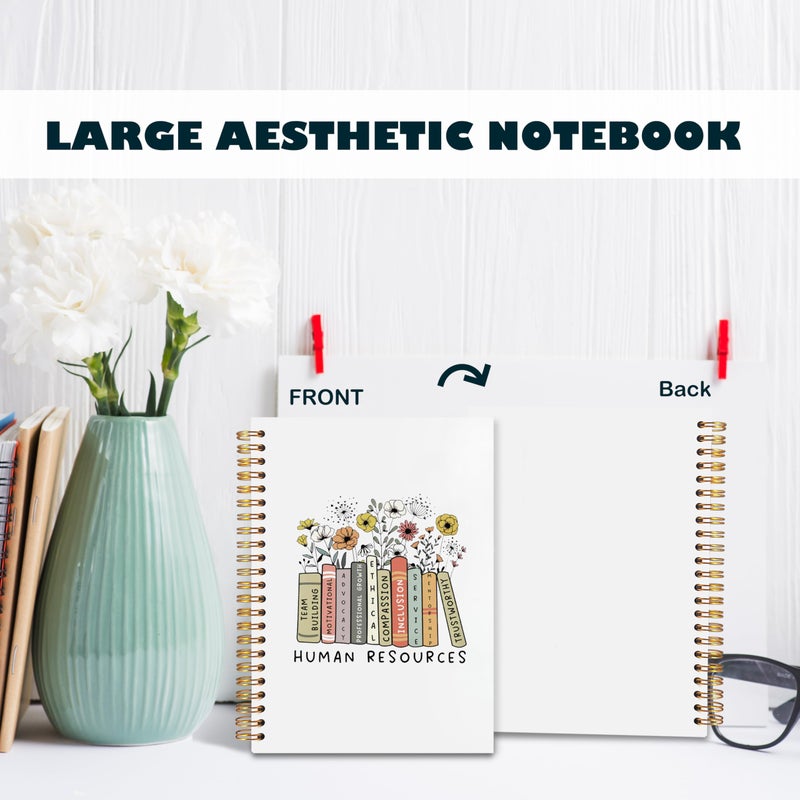 BearCake Human Resources Notebook Journal,Human Resources Notebook Gifts for Women,HR Notebook,Future HR Manager Student Gifts, HR Manager Graduation Gifts, Hardcover Spiral Notebook 5.5x8.3 - Image 4