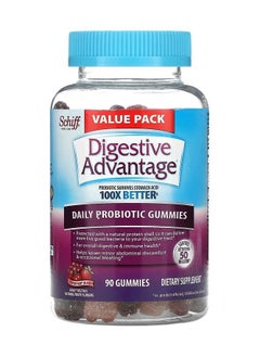 Schiff Digestive Advantage Daily Probiotic Gummies Natural Fruit Flavors  - Image 1