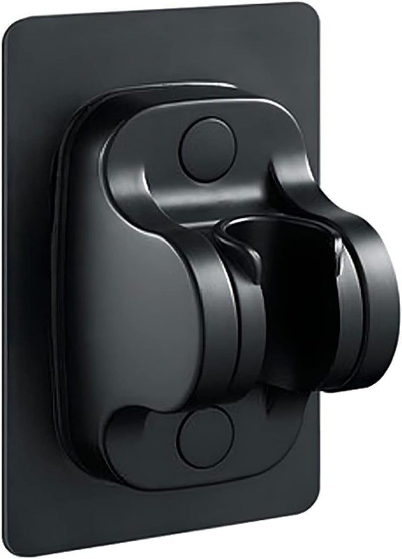 JIALTO Self Adhesive Shower Head Holder-Adjustable Handheld Shower Holder NO Drilling Wall Mount Waterproof (Matte Black) - Image 1
