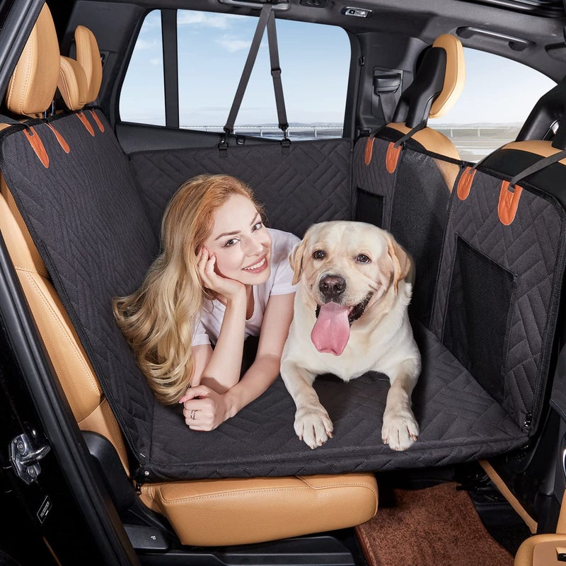 YJGF Back Seat Extender ,Dog Car Seat Cover, Camping Air Mattress, Hammock Travel Bed,Non Inflatable Car Bed Mattress for Car SUV Truck (Black) - Image 1