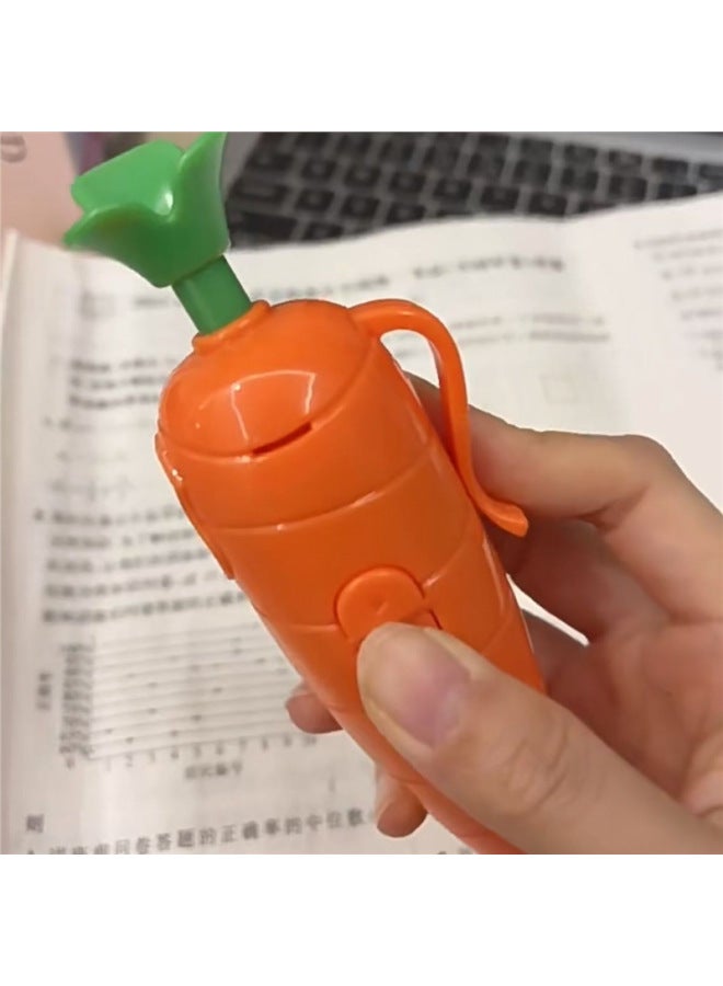 Stationery Cute Animal Carrot Recording Pen Shake Tone Same Ballpoint Pen Student Recorder Small Crazy Internet Celebrity-Color:Carrot Recording Pen Set Of Two For Writing And Recording-Capacity:Sta - Image 5