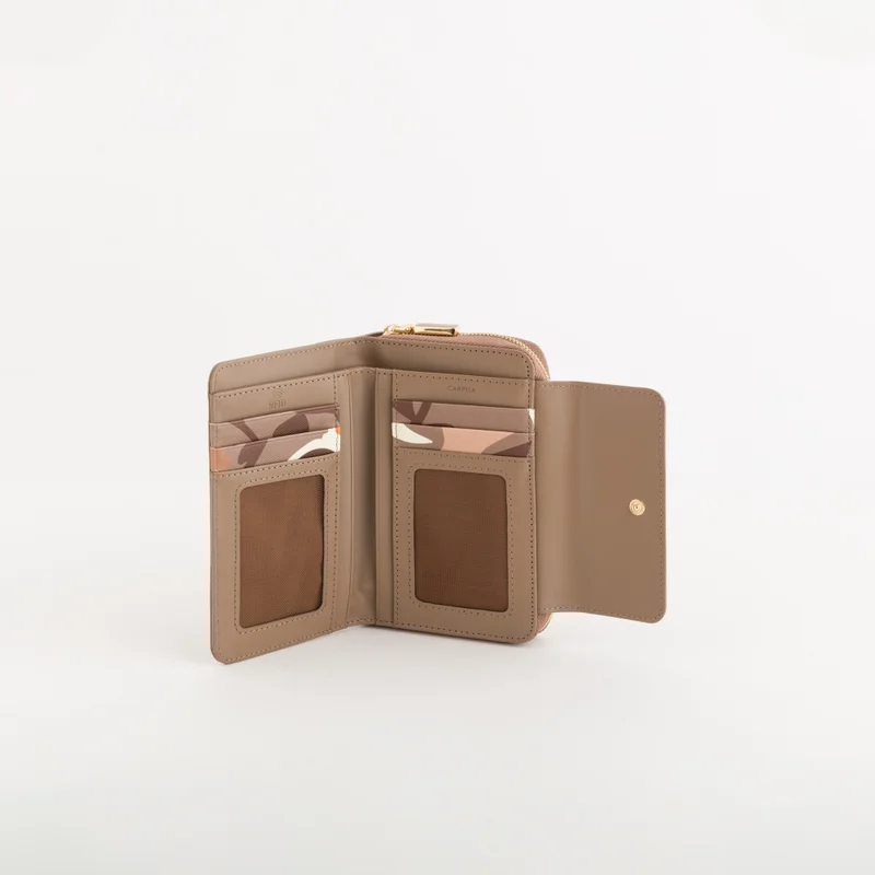 CARPISA Women's Wallet Bouquet Wallet V1 Taupe/Multicolour