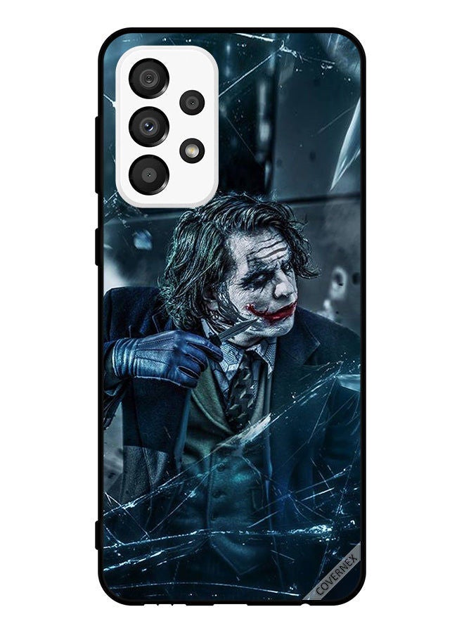 Covernex Protective Case Cover For Samsung Galaxy A33 5G He Is So Serious Behind Cracked Glass - Image 1