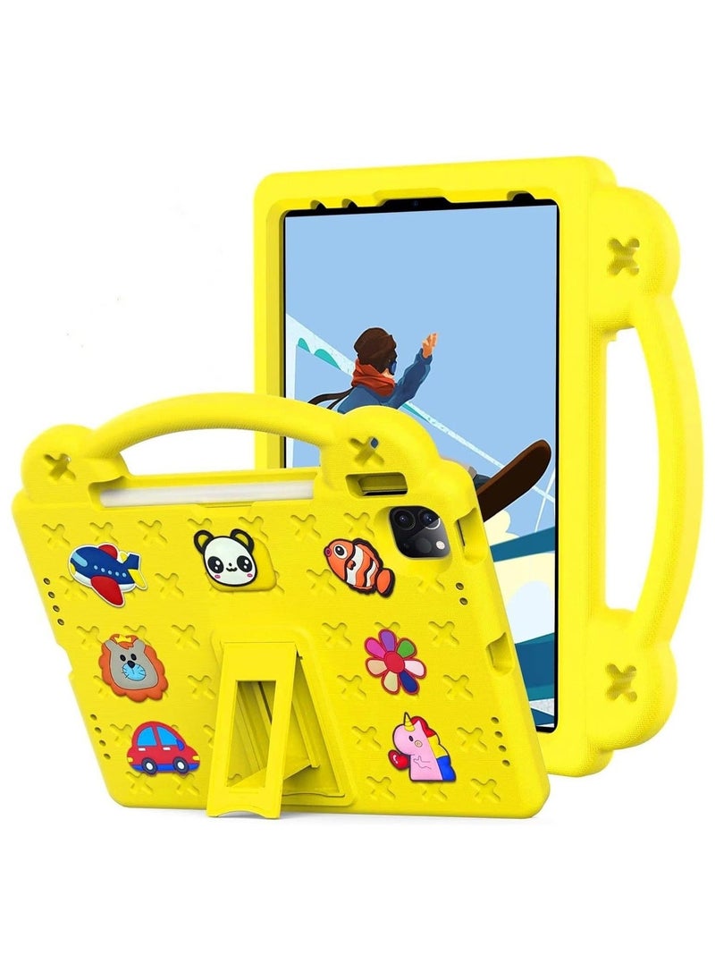 iPad 10th Generation,10.9 Inch 2022 Model,DIY Kids Cover with Pencil Holder,Handle,Stan,Shoulder Strap - Image 1