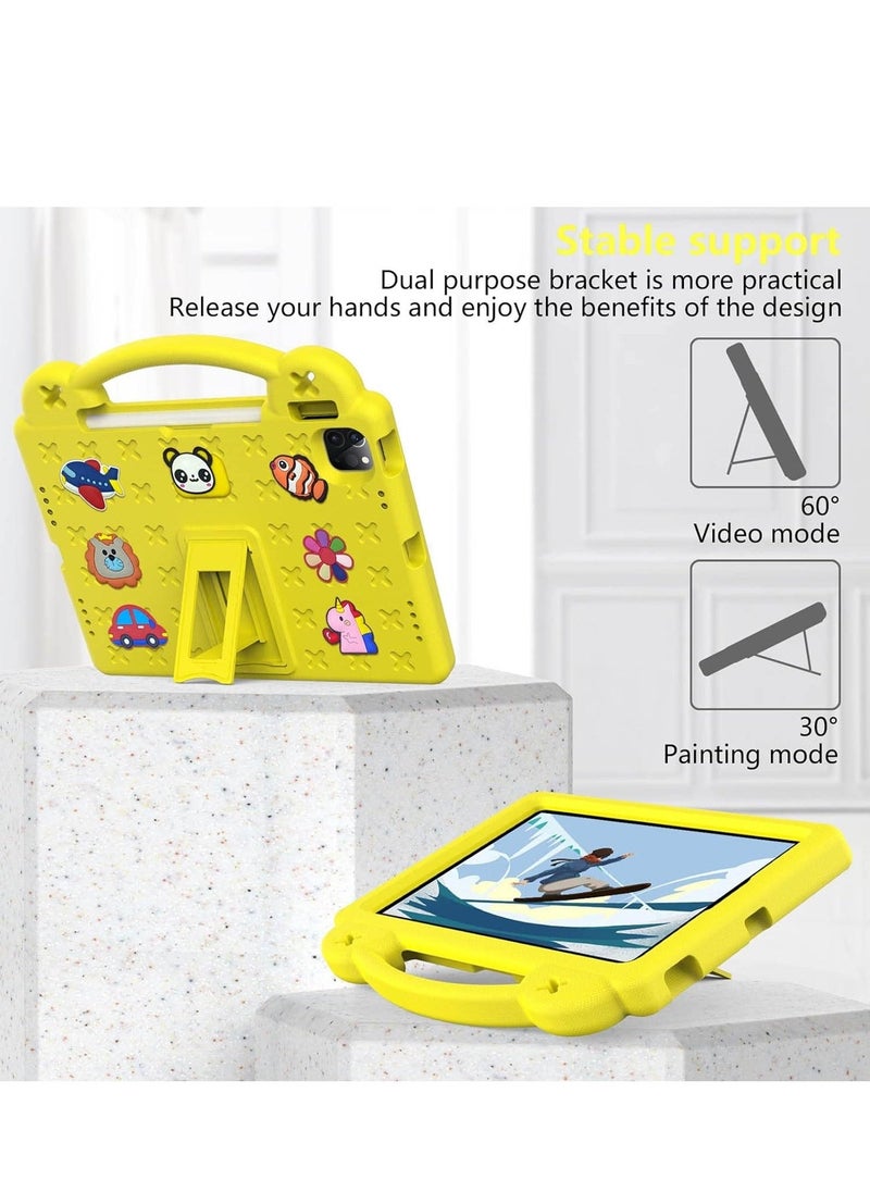 iPad 10th Generation,10.9 Inch 2022 Model,DIY Kids Cover with Pencil Holder,Handle,Stan,Shoulder Strap - Image 2