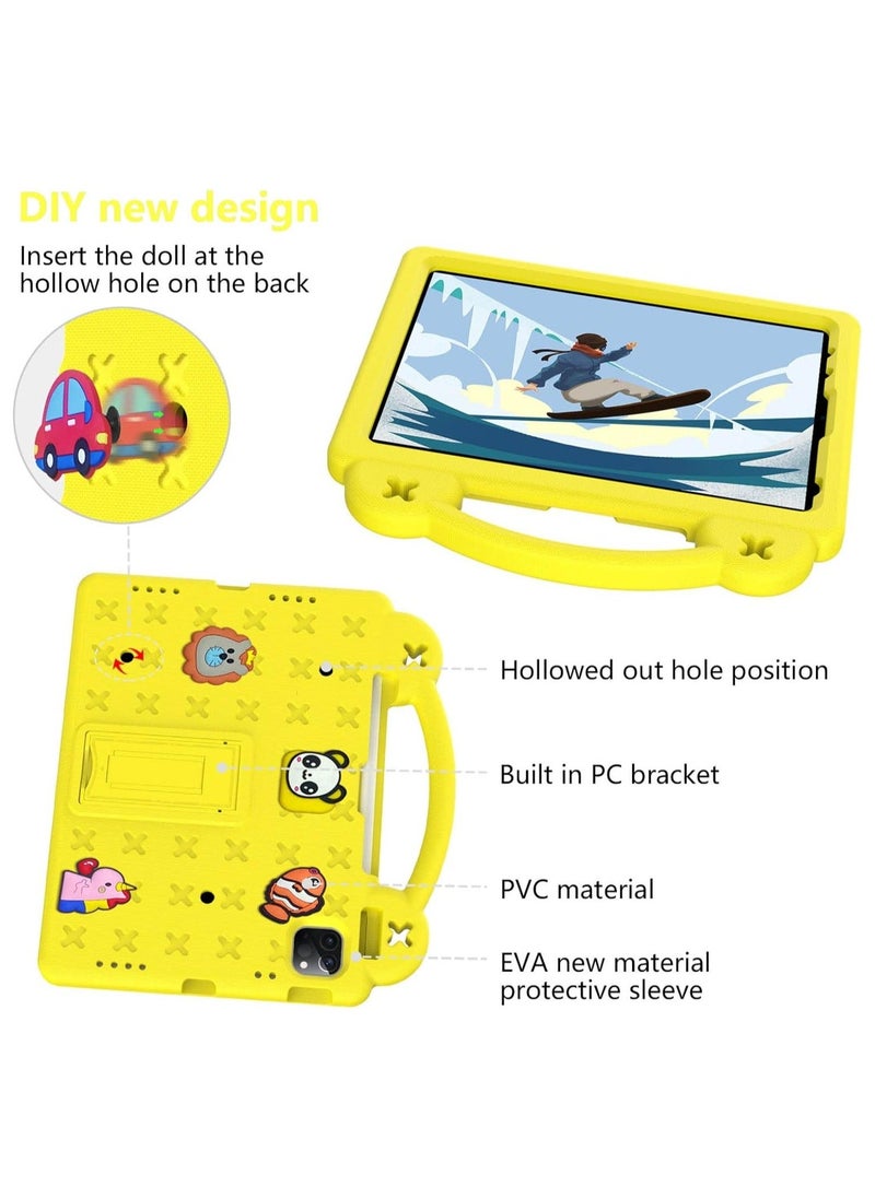 iPad 10th Generation,10.9 Inch 2022 Model,DIY Kids Cover with Pencil Holder,Handle,Stan,Shoulder Strap - Image 3