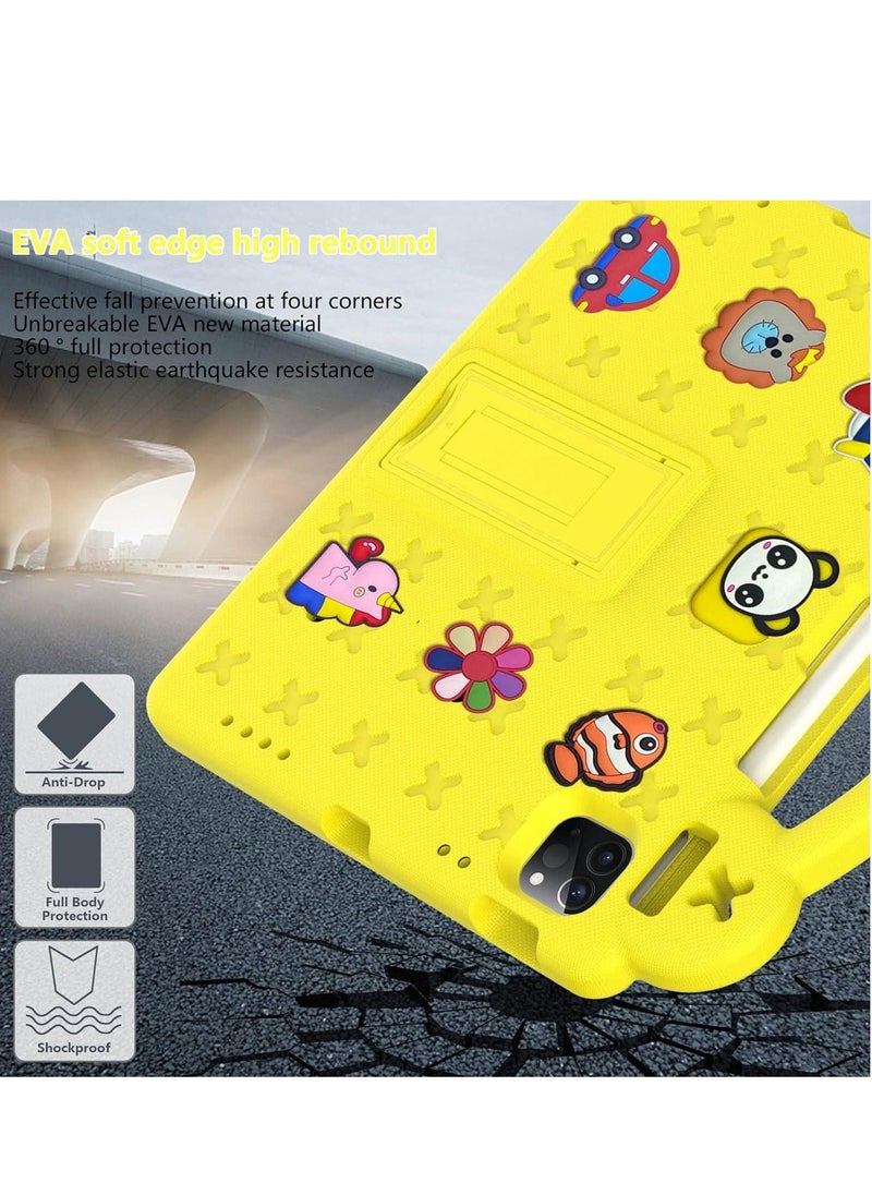 iPad 10th Generation,10.9 Inch 2022 Model,DIY Kids Cover with Pencil Holder,Handle,Stan,Shoulder Strap - Image 5