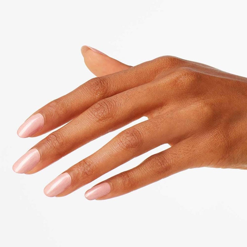 OPI Powder Perfection Humidi-Tea | Opaque Soft Pink Shimmer Nail Dipping Powder | Acrylic Alternative - Image 4