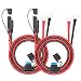 EXTRACTME Motorcycle Battery Charger Cord EXTRACTME 16AWG 2FT SAE to O Ring Terminal Harness with 15A Fuse 2 Pin SAE Connector Plug Extension Cable for Motorcycle Boat Solar Panel Power Supply - Image 2
