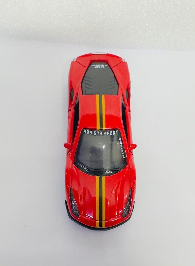 AUTO MT Red Mini Car Model Drifting Car with Self Adhesive Base Alloy Carr Model Initial Dashboard Decor Mini Sporty Carr for Carr Decoration - Image 5