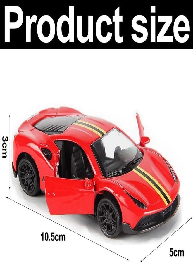 AUTO MT Red Mini Car Model Drifting Car with Self Adhesive Base Alloy Carr Model Initial Dashboard Decor Mini Sporty Carr for Carr Decoration - Image 3