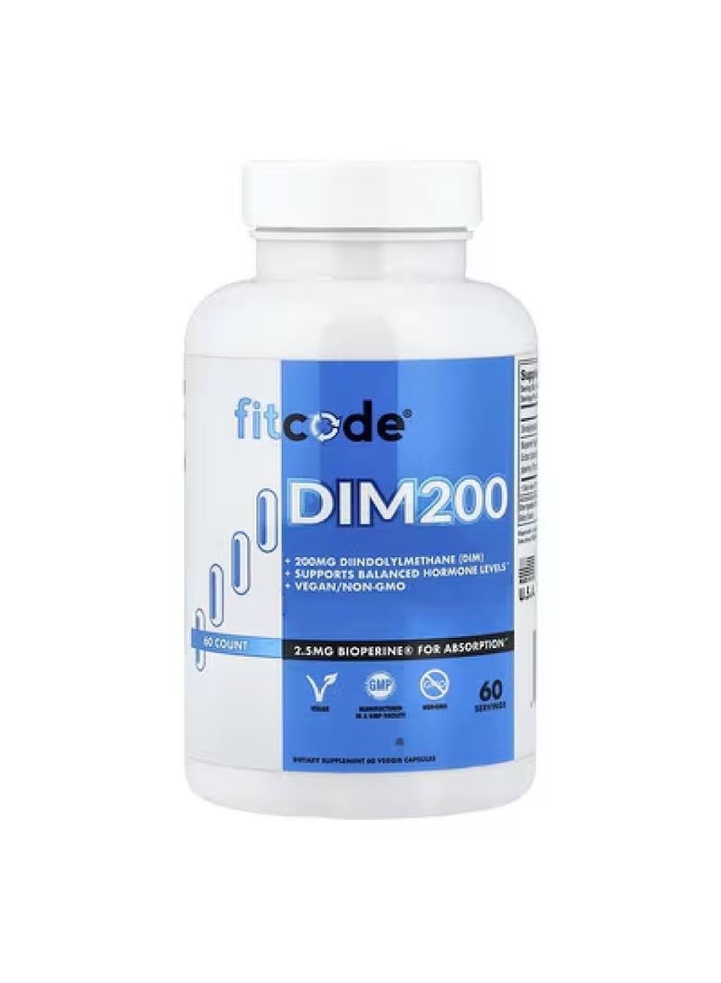 فيتكود DIM200، 60 كبسولة نباتية