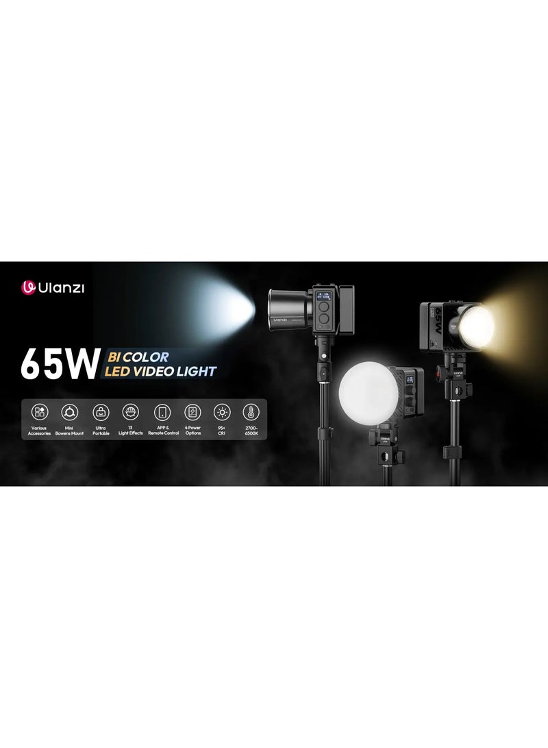 Ulanzi EC65 65W Bi-Color LED Video Light - Image 4